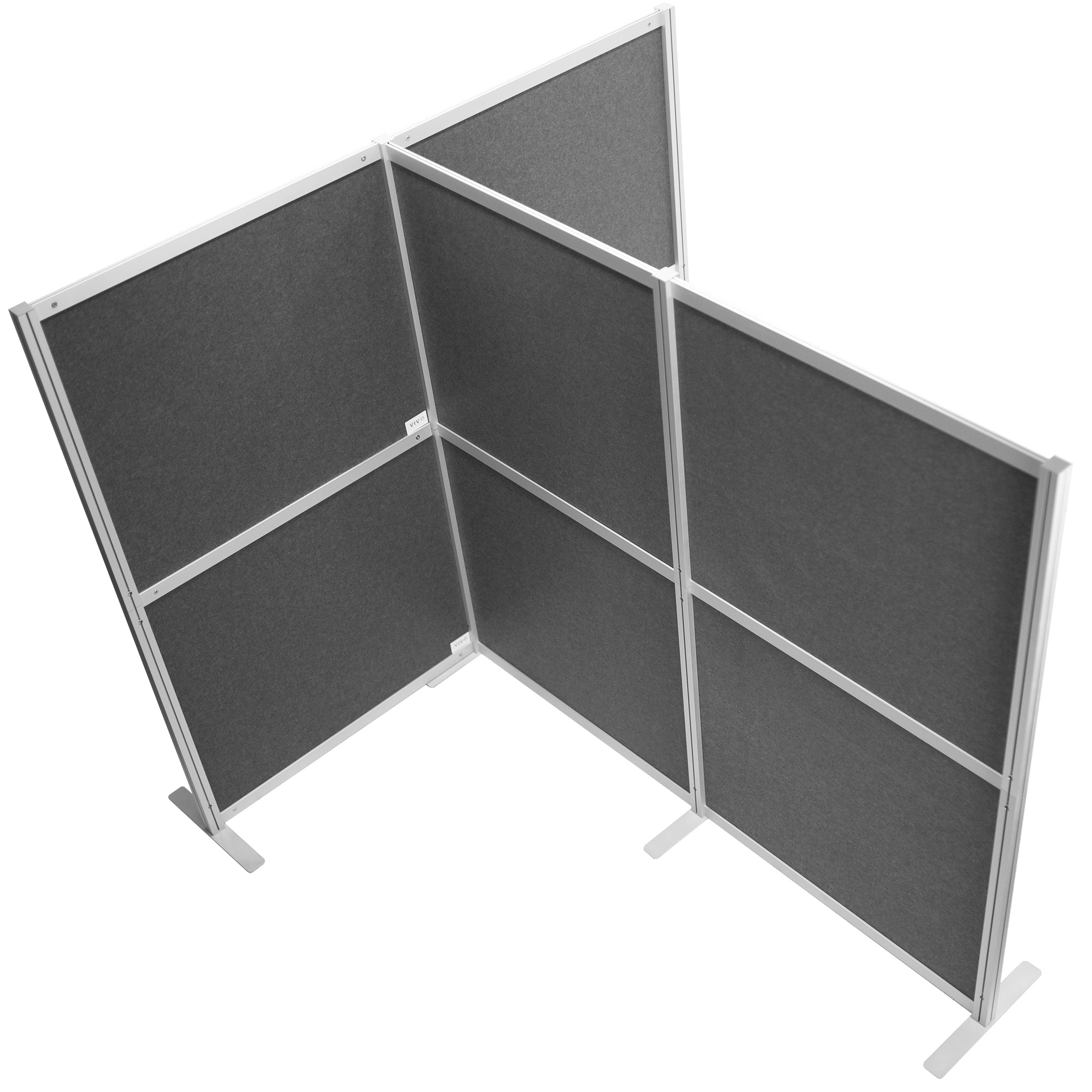 Modular Wall System - Freestanding Room Dividers for Home & Office - Perfect for Open Spaces, Privacy Screens, and Room Partitioning