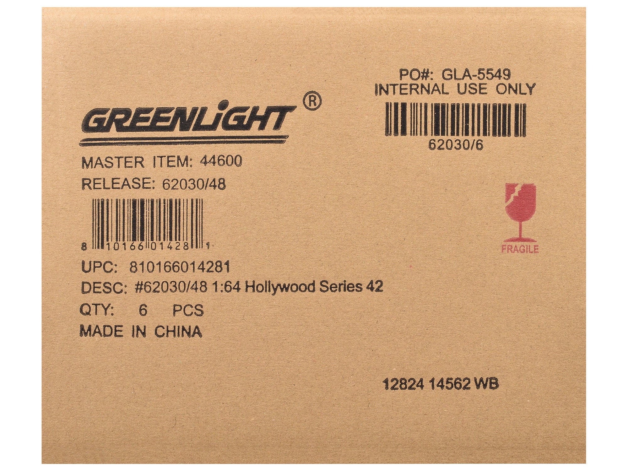 Greenlight Hollywood Series 1/64 Diecast Model Cars - Set of 6 Collectible Vehicles (42 Release) | Perfect for Display, Gifts & Car Enthusiast Collections
