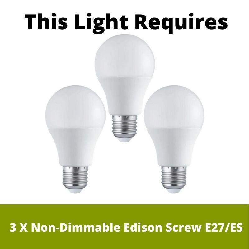 Eglo Laterna 5 White 3-Light Outdoor Pathway Lamp Post - IP44 Waterproof - Perfect for Garden, Walkway, and Driveway Lighting