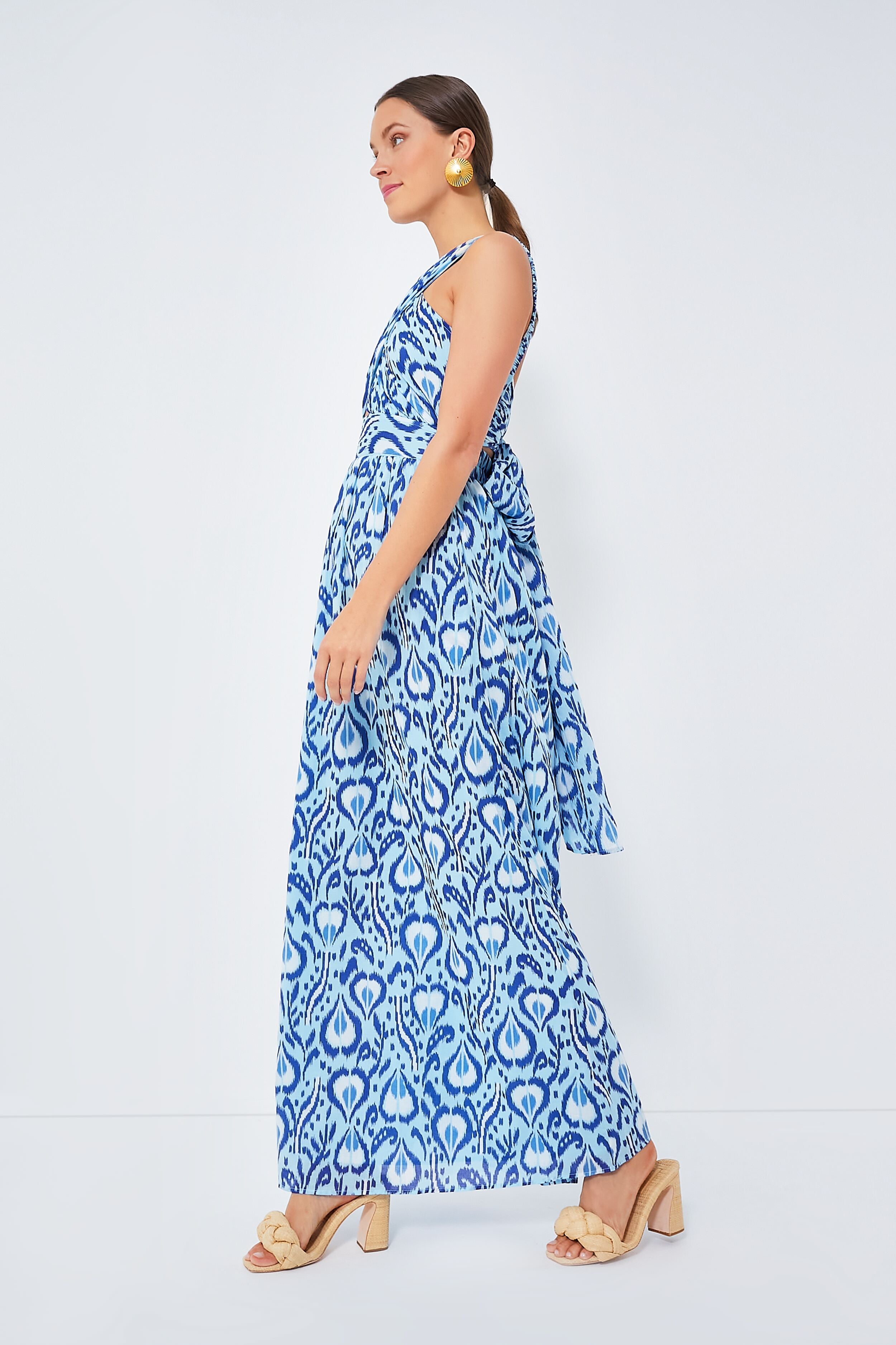Bosphorus Sage Dress - Elegant Flowy Maxi Dress for Women | Perfect for Weddings, Parties & Summer Outfits