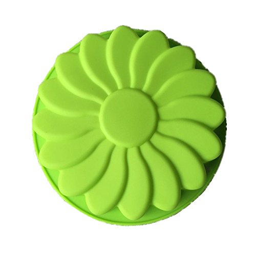 8-Inch Round Silicone Cake Mold - Non-Stick Baking Pan for Cakes, Pizzas & Desserts | Perfect for Home Baking, DIY Pizza Making & Party Treats