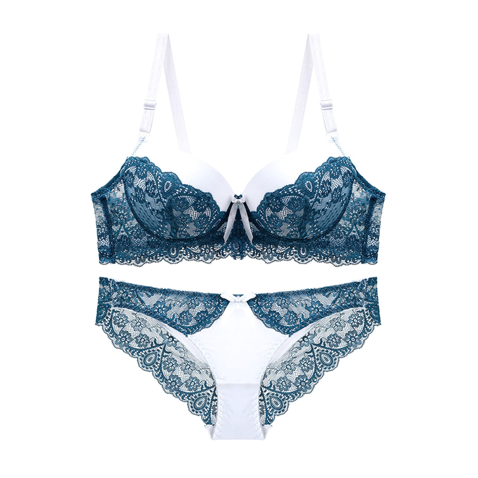 Sexy Two Piece Lingerie Set for Women - Comfortable Breathable Cotton Bralette & Panty Set - Perfect for Date Night, Boudoir Photography and Romantic Occasions