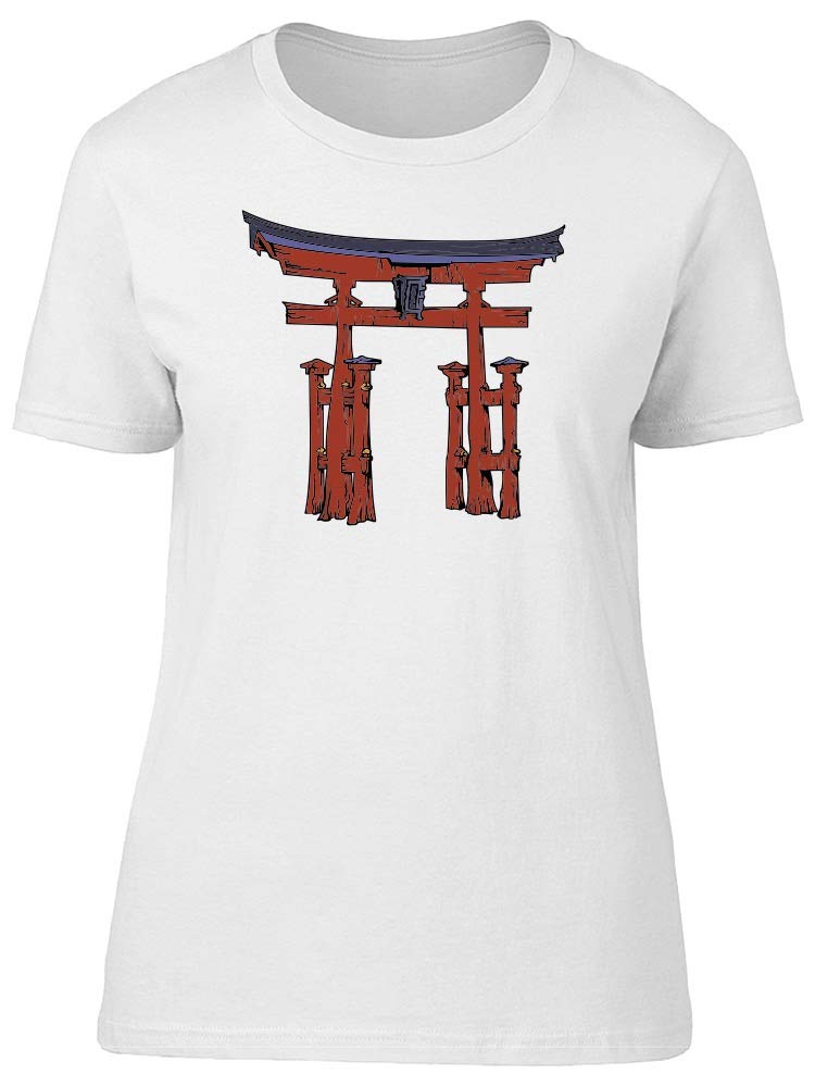 Red Torii Sketch T-Shirt for Men - Japanese Inspired Graphic Tee - Casual Streetwear & Urban Fashion for Everyday Wear