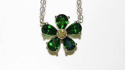 4.60CT Natural Tsavorite Yellow Diamond Pendant - Elegant Jewelry for Women, Perfect for Weddings, Anniversaries & Special Occasions