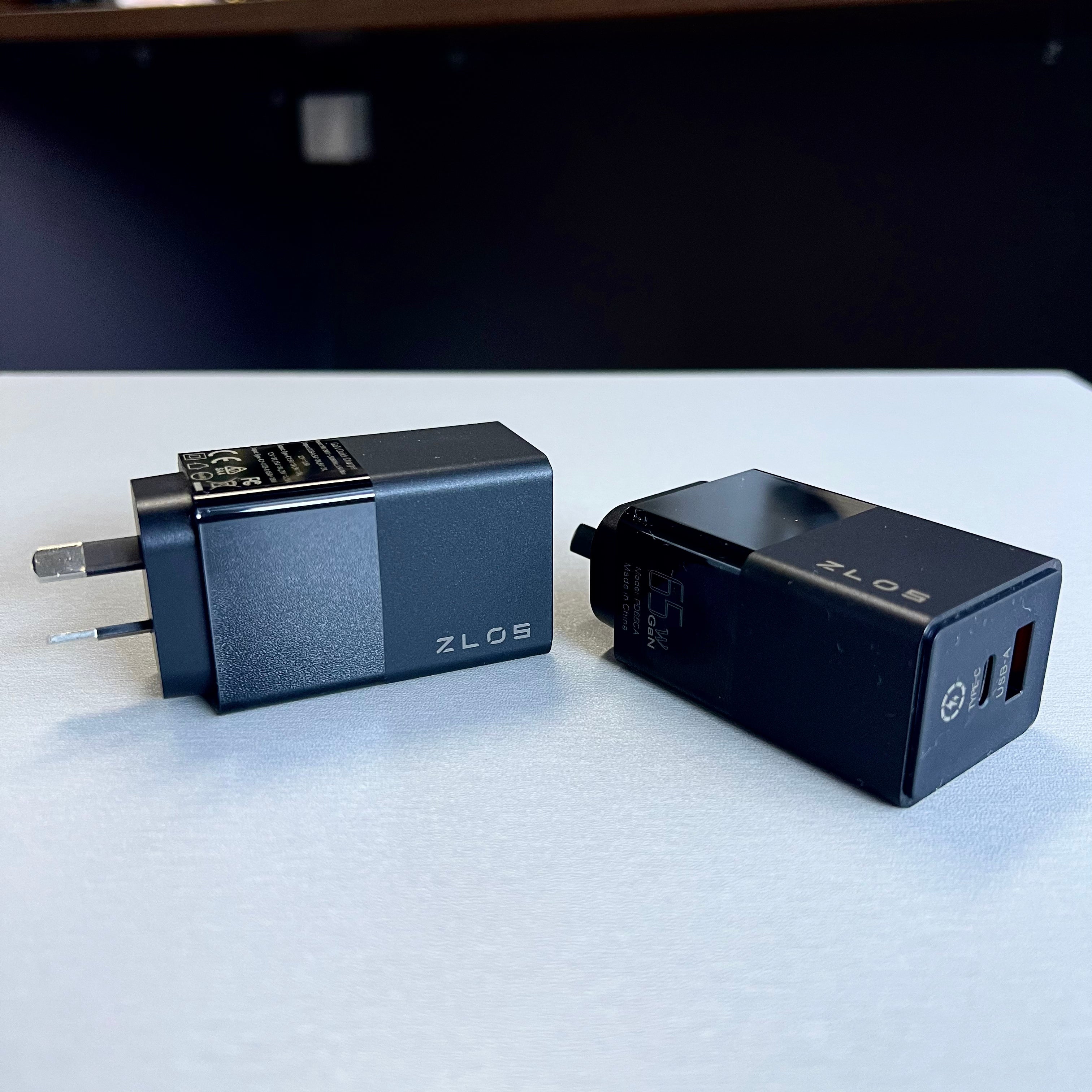 65W GaN Fast Charger with Dual USB-C Ports | PD 3.0 Quick Charge | Compatible with iPhone 15/14, MacBook, Samsung Galaxy | Compact Wall Charger (AU Plug) - Perfect for Travel, Office & Home Use