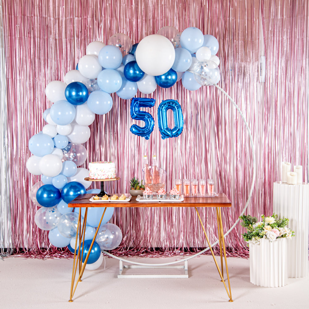 Balloonify Blue Mylar Number 5 Balloon - 16 Inch Party Decoration for Birthdays, Anniversaries & Celebrations - 1 Count Box