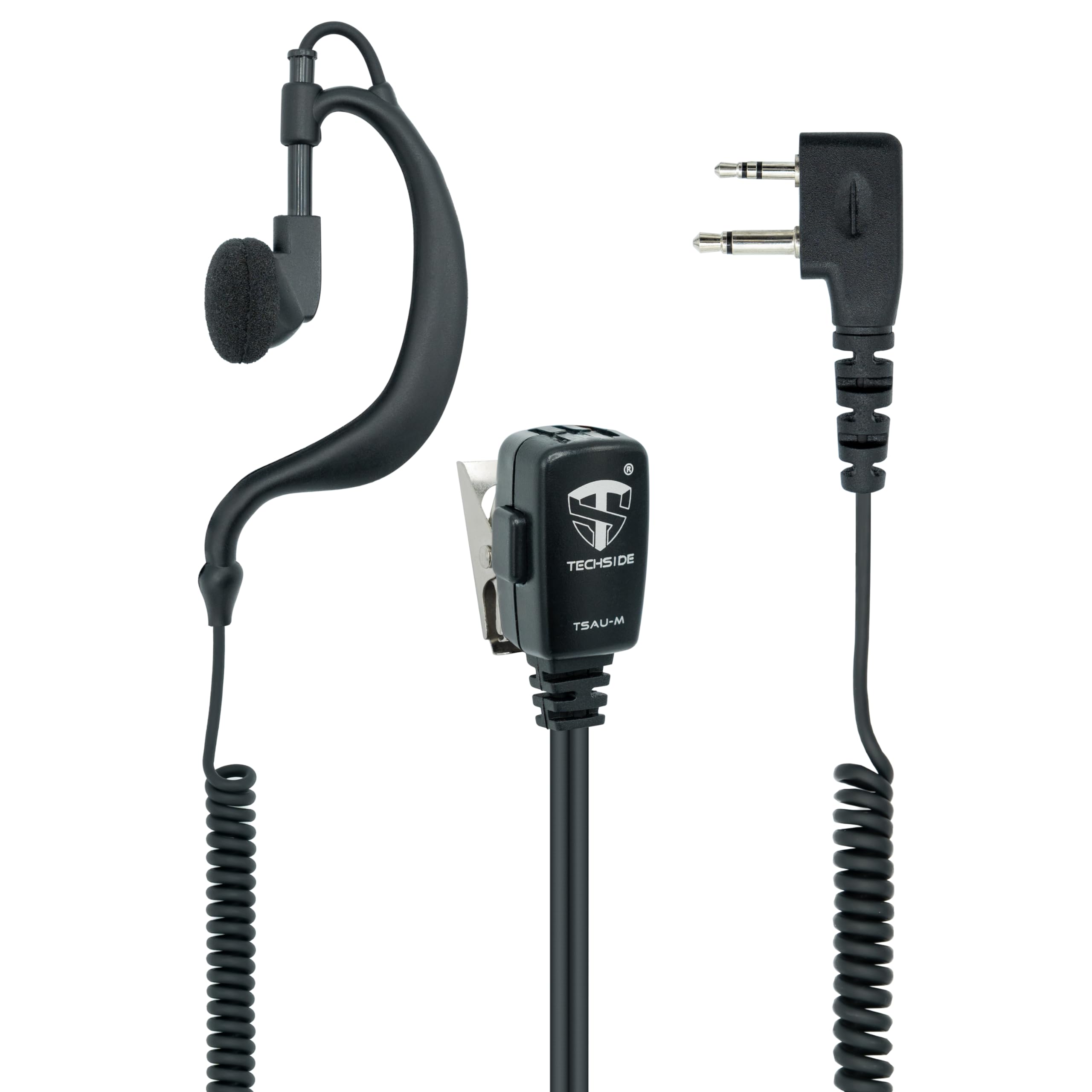 Midland 2 Pin Wrap Over Headset for Two-Way Radios - Compatible with G7 Pro, G8, G9 Pro, M24, M24 Plus, M48, M99, G6 XT, G7 XTR - Ideal for Airsoft, Security, and Industrial Communication