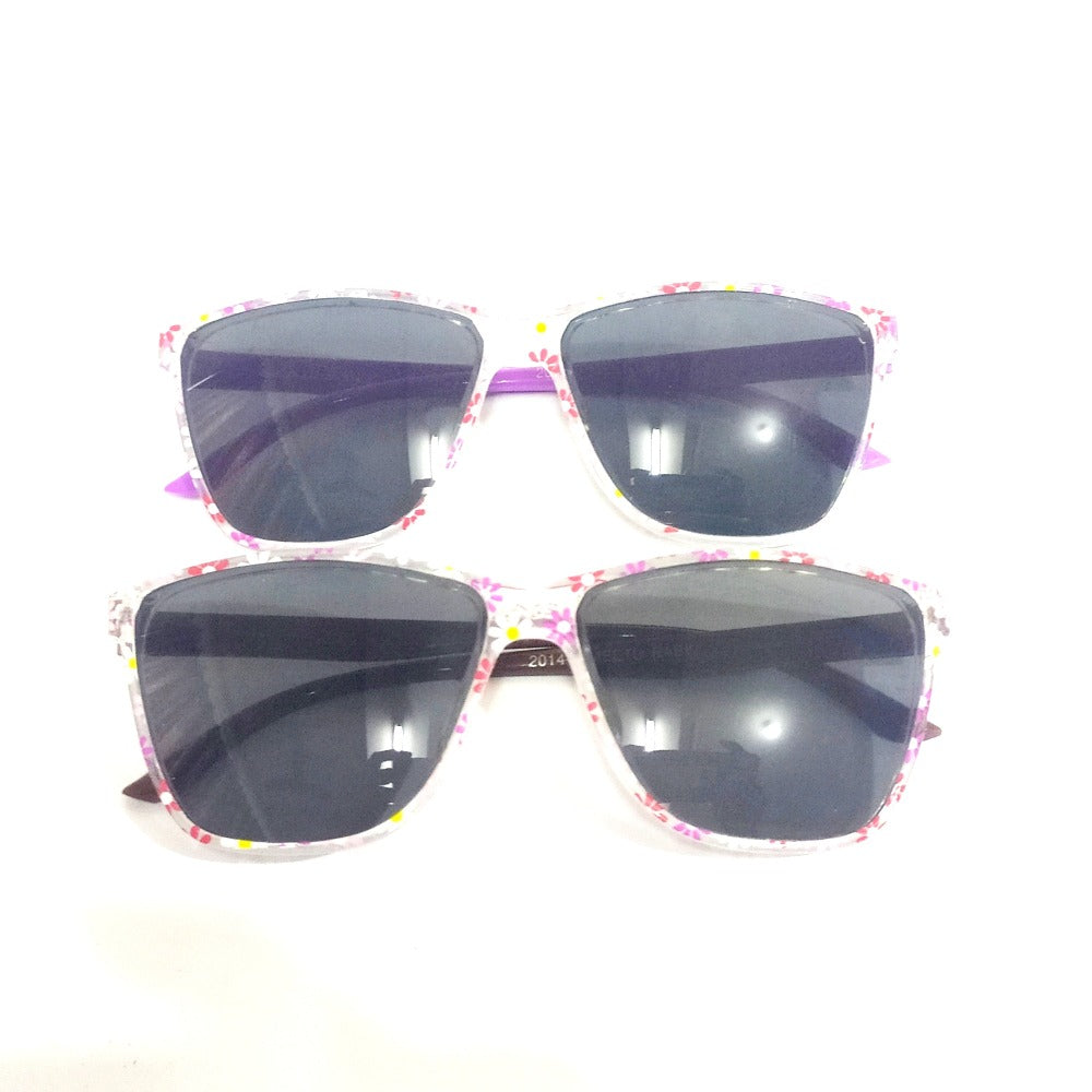 Stylish Printed Kids Sunglasses for Ages 4-8 - UV Protection & Comfortable Fit - Perfect for Outdoor Play, Beach Trips & Summer Adventures