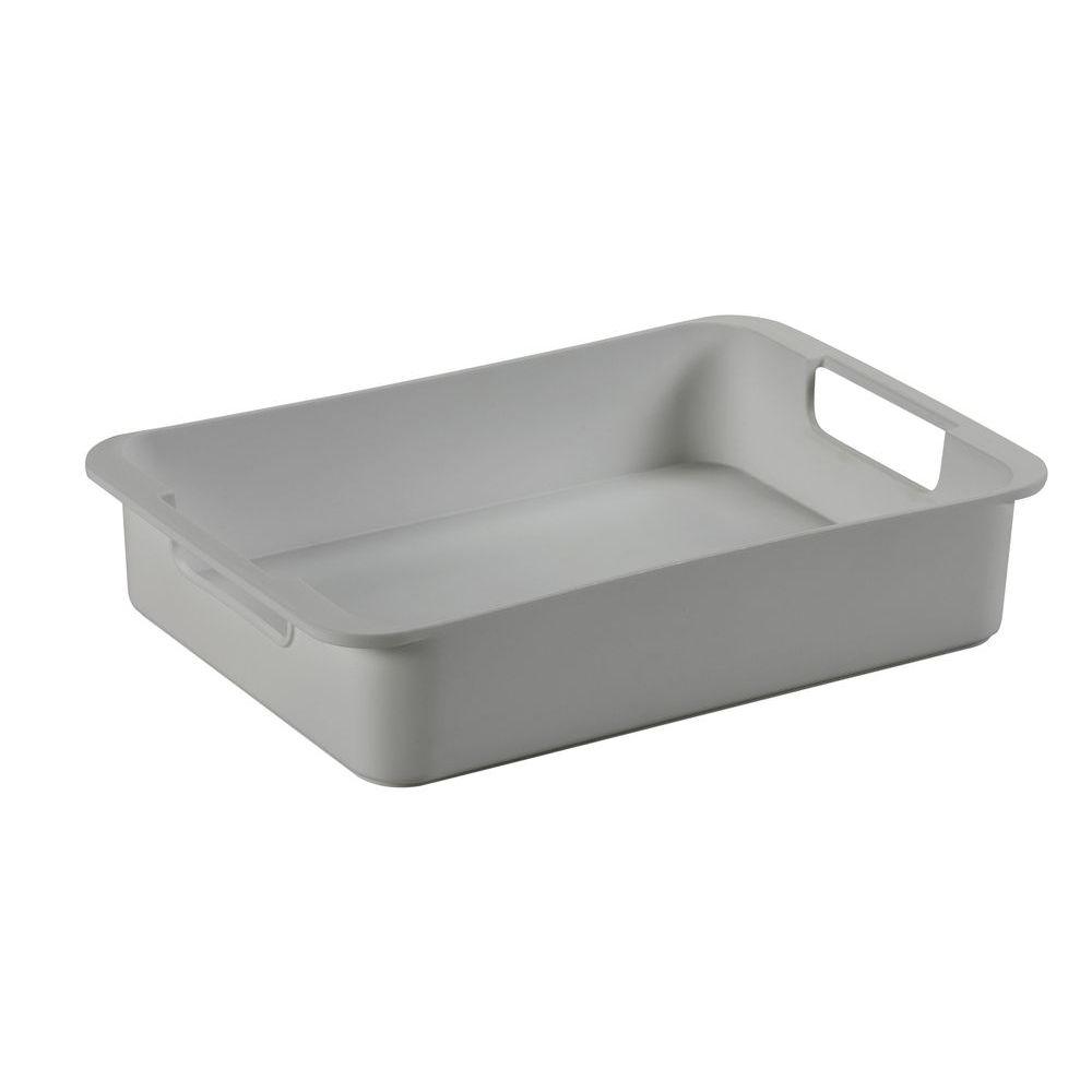 Sigma Home Medium Top Tray - Premium Plastic Storage Organizer for Kitchen, Bathroom & Office - Perfect for Utensils, Makeup & Desk Supplies