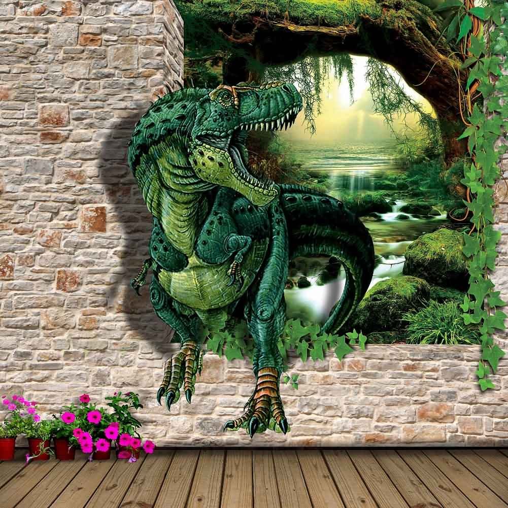 10'x10' Dragon Stone Wall Backdrop for Photography & Events - XLX-522