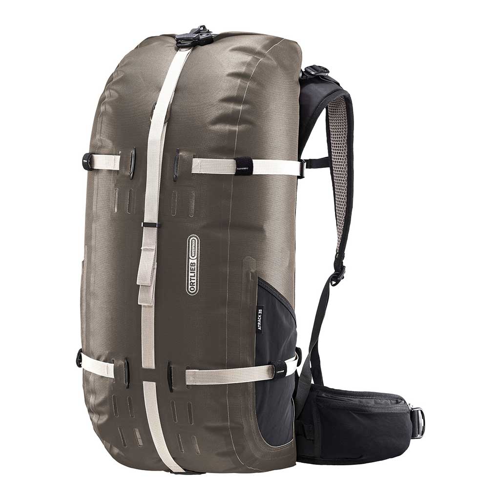 ATRACK 35L Dark Sand Hiking Backpack - Lightweight Waterproof Travel Backpack for Outdoor Camping, Hiking & Daily Commute