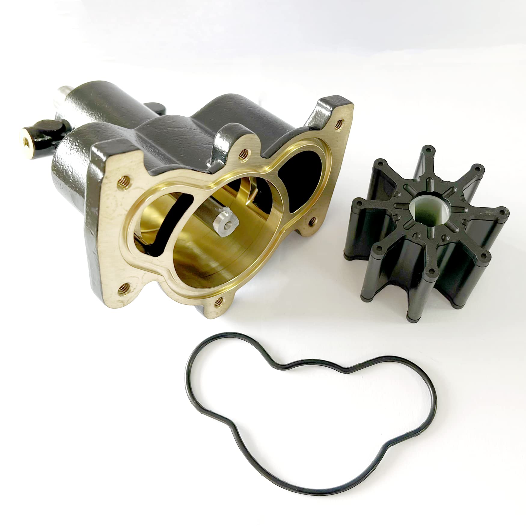 Forestity Marine Water Pump Impeller Replacement - Compatible with Mercruiser Alpha Bravo 4.3L 5.0L 5.7L 8.1L Engines - Replaces OEM Part Numbers 46-862914A13, 8M0118062, 18-3160-1 - Perfect for Boat Engine Cooling System Maintenance & Repair