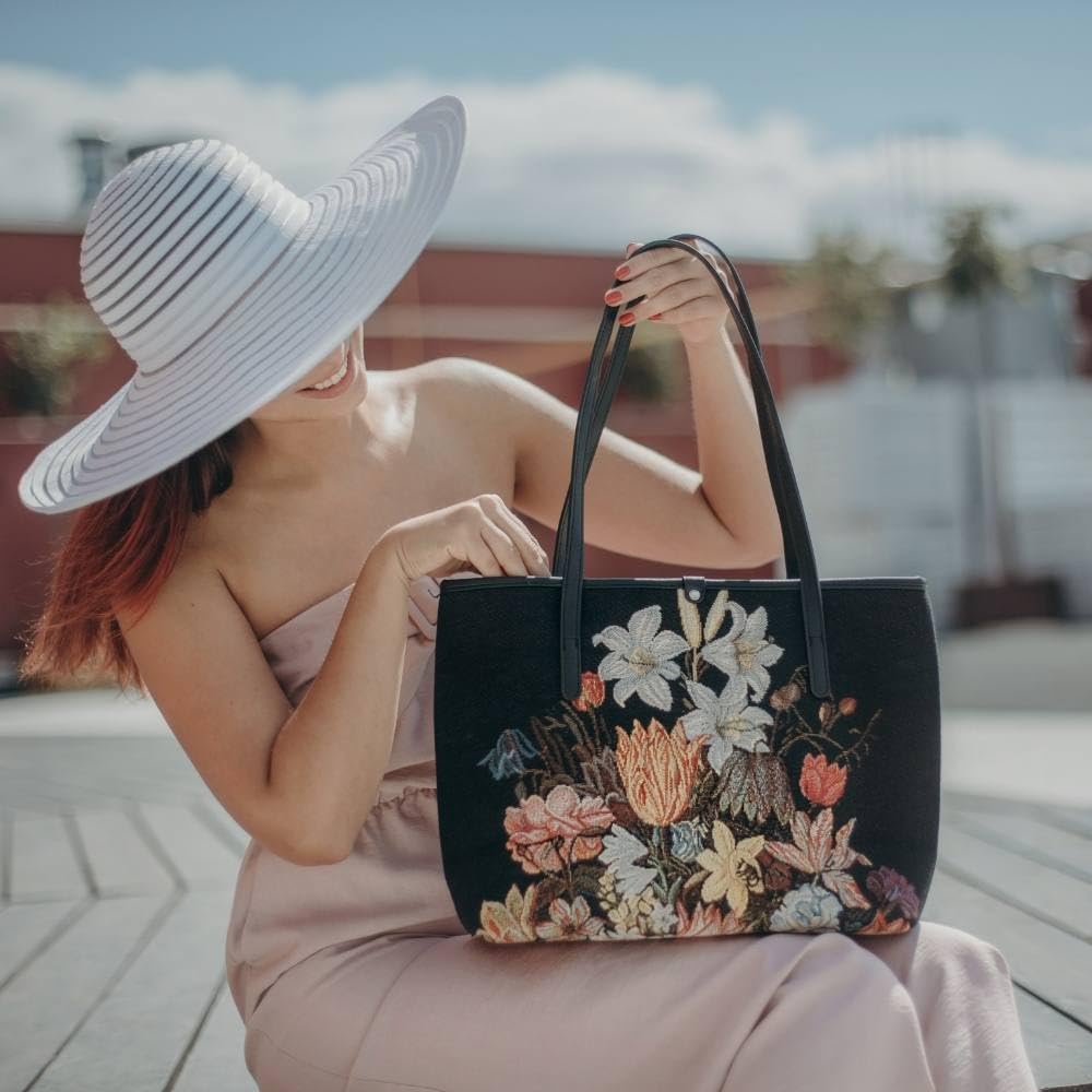 Signare Women's Tapestry Shoulder Tote Bag - Stylish & Durable Handbag for Work, Travel & Everyday Use | Perfect for Office, Commute & Weekend Outings