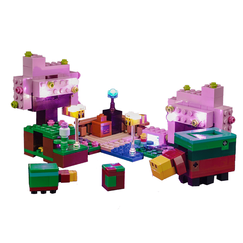 Best LEGO Minecraft The Cherry Blossom Garden 21260 Light Kit - DIY Building Blocks Lighting Set for Display & Decoration - Perfect for Gaming Rooms, Bedrooms, and LEGO Collections