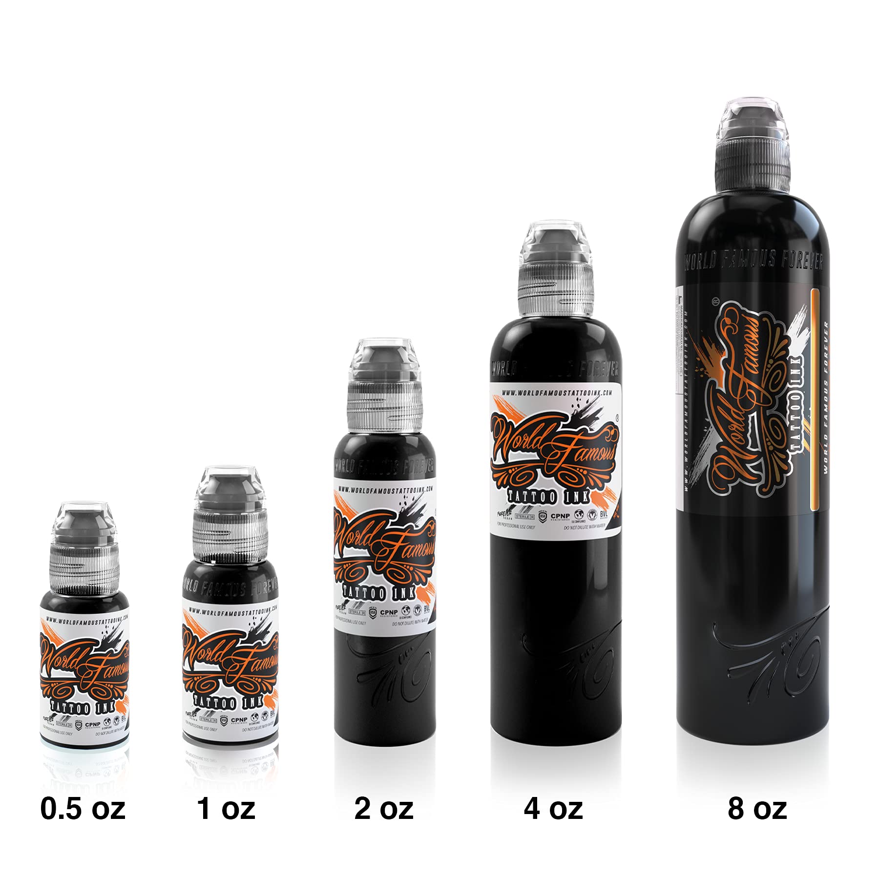 Professional Vegan Tattoo Ink Set - 16 Vibrant Colors, Made in USA, Safe & High-Quality for Artists - Perfect for Tattoo Studios, Body Art & Permanent Makeup