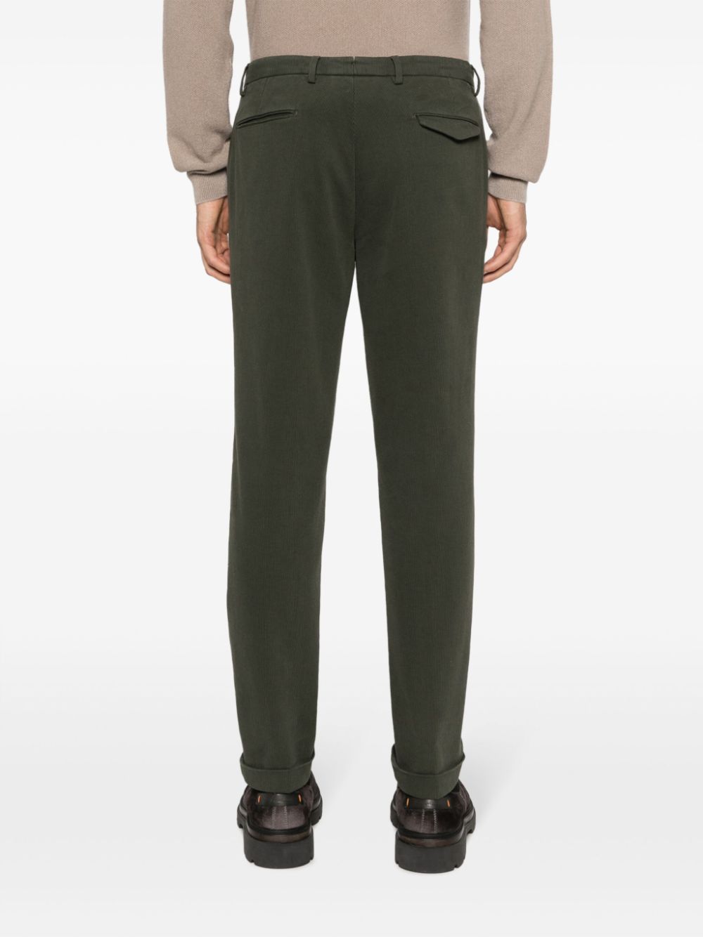 Briglia Trousers for Men - Comfortable Green Casual Pants for Work, Travel & Outdoor Activities