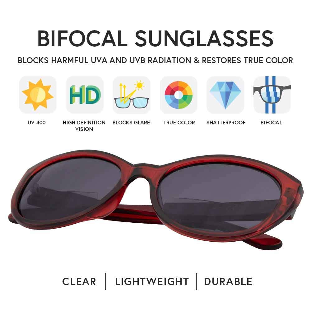 VITENZI Women's Tinted Reading Sunglasses for Outdoor & Driving