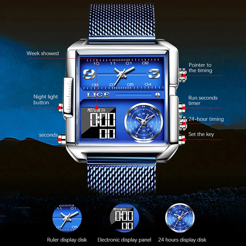 Master of Time Watch - Premium Luxury Men's & Women's Analog Wristwatch - Perfect for Business, Formal Events & Everyday Wear
