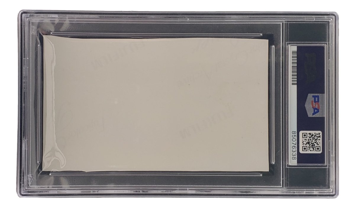 Nolan Ryan Autographed Texas Rangers Baseball Card - PSA/DNA Certified Cut Signature #85076338 - Perfect for Sports Memorabilia Collectors & Rangers Fans Display