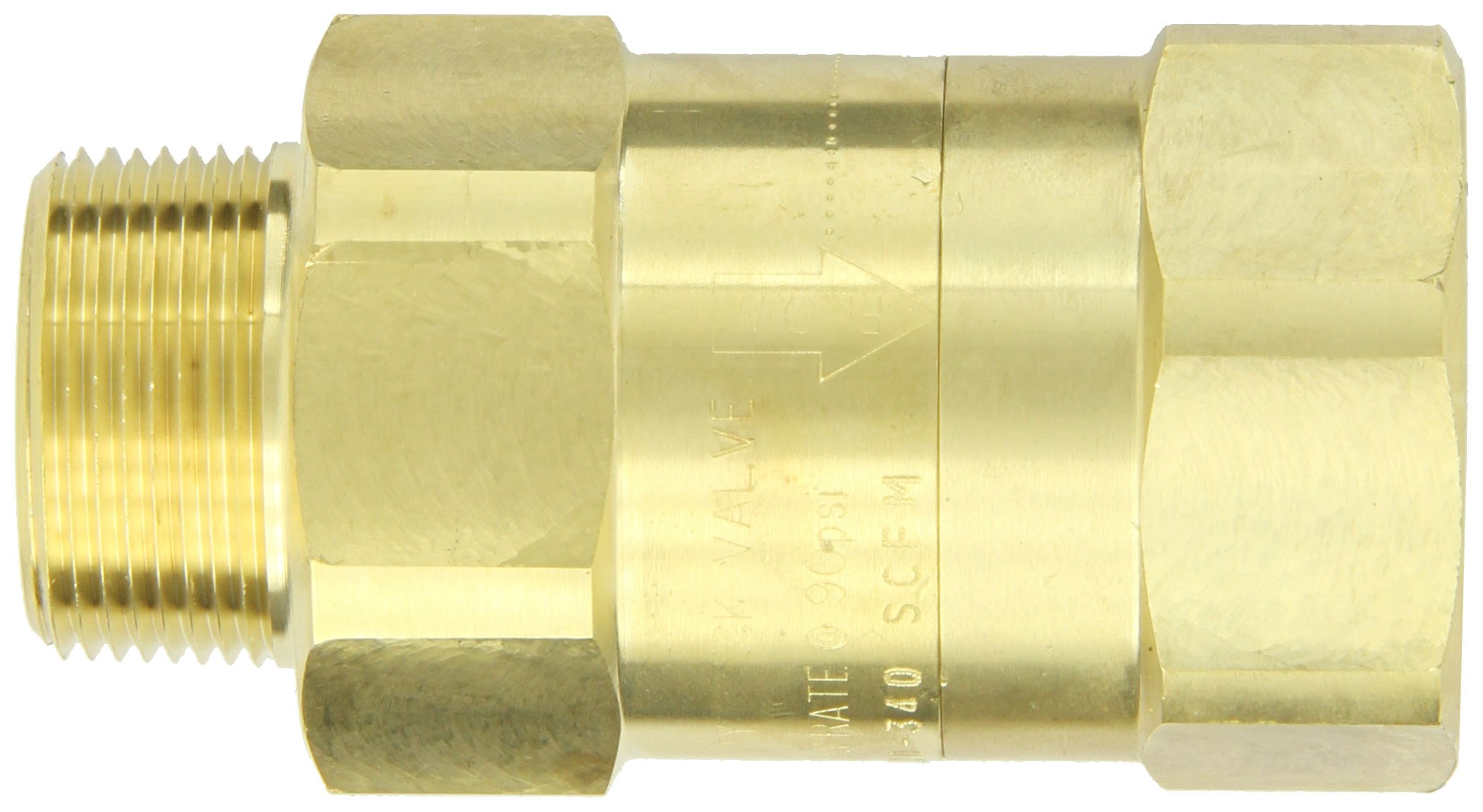 Dixon Valve SCVM10 Brass Safety Check Valve 1-1/4