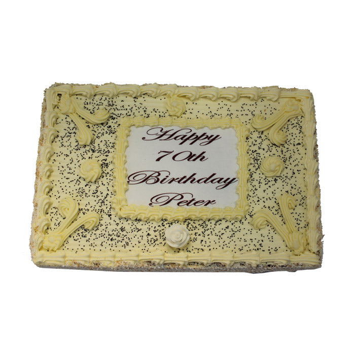 Delicious Celebration Cakes - Half Slab Cakes for Birthdays, Weddings & Parties | Perfect for Special Occasions & Dessert Tables
