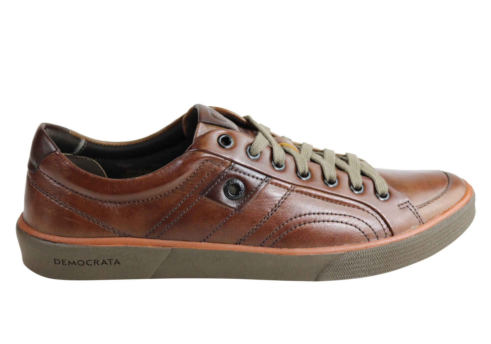 Democrata Voice Men's Leather Lace-Up Casual Shoes - Handcrafted in Brazil - Perfect for Work, Travel & Everyday Wear