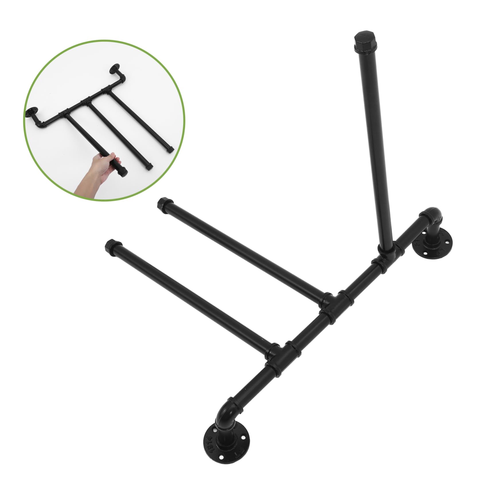 Angoily Rotatable Wall Mount Towel Rack - Swivel Bathroom Towel Holder with Swing Out Design for Hanging Towels & Robes - Perfect for Small Bathrooms, Kitchens & Laundry Rooms