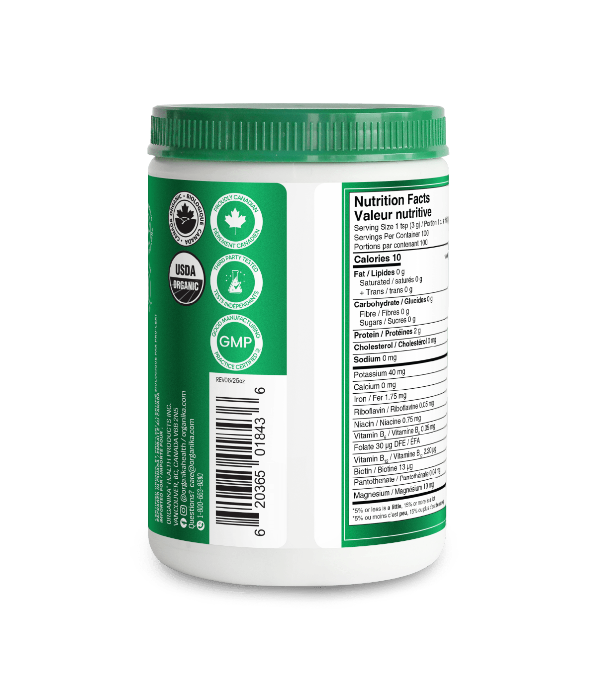 Organic Chlorella Powder - Premium Superfood Supplement for Detox & Immunity Boost - Perfect for Smoothies, Juices & Healthy Recipes