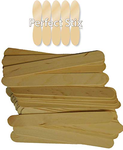 Perfect Stix - Combo Craft Pack 300ct - Jumbo/114ST Colorful Popsicle Sticks for DIY Arts & Crafts, School Projects, and STEM Activities