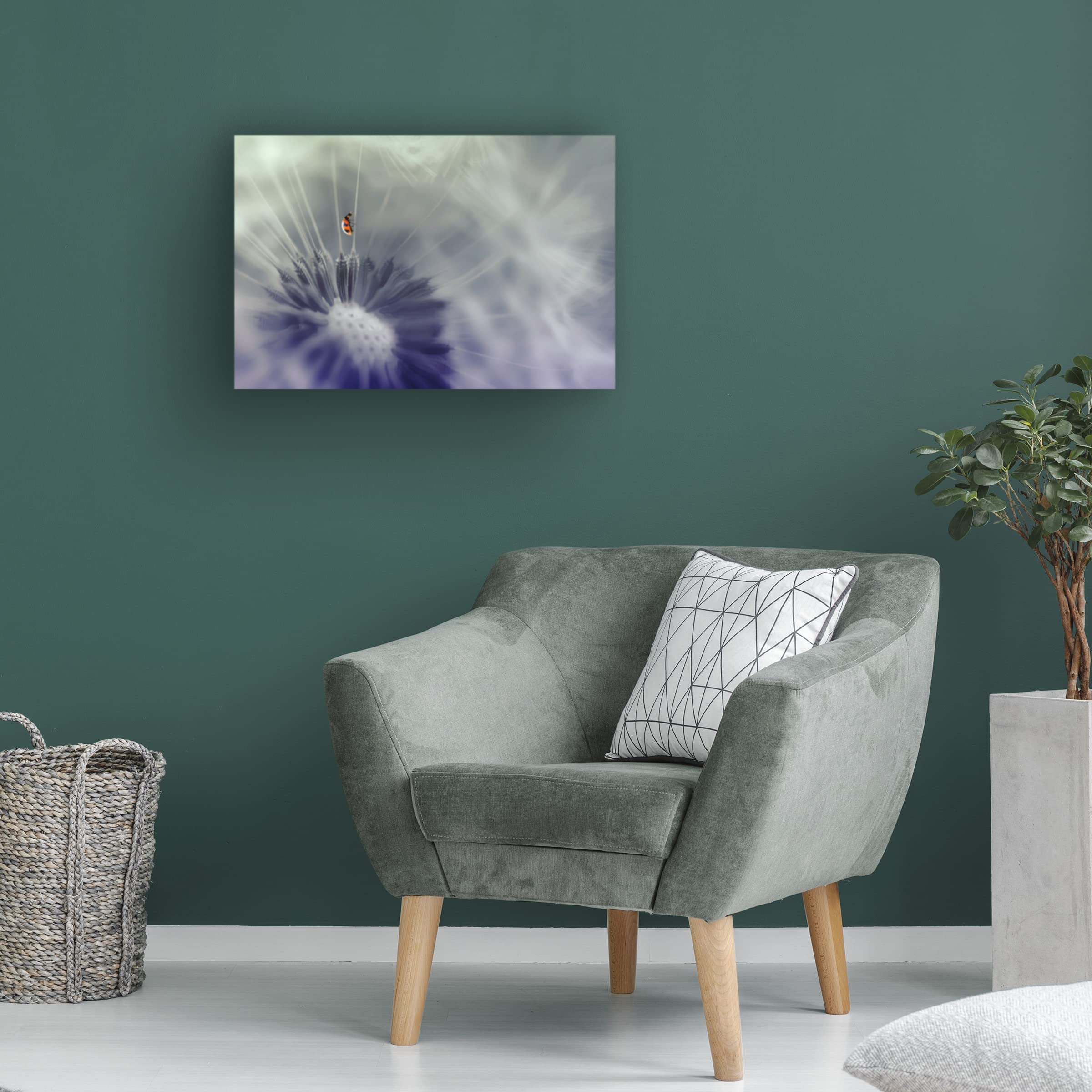 Trademark Fine Art 'The Red' Canvas Art by Edy Pamungkas - Modern Abstract Wall Decor for Living Room, Bedroom & Office - Perfect Gift for Art Lovers
