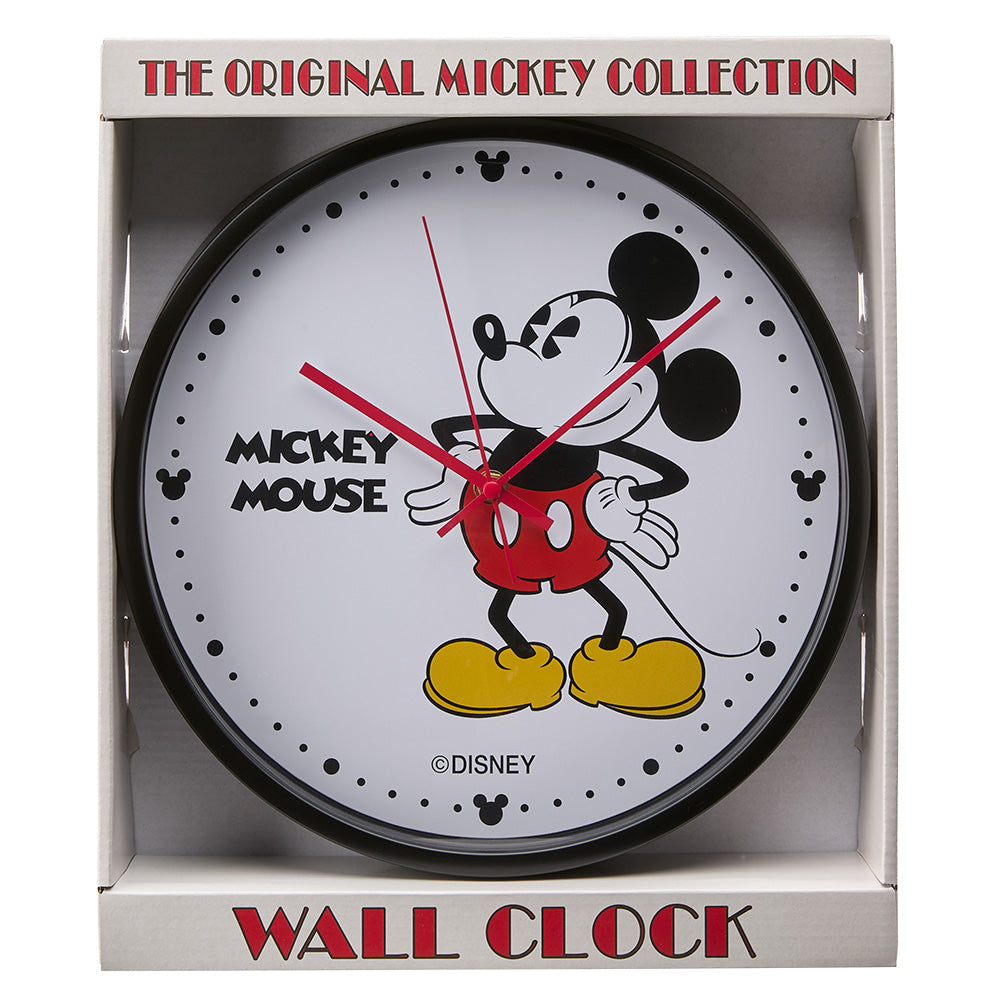 Disney Mickey Mouse Wall Clock - Battery Operated Silent Non-Ticking Decor for Kids Room, Kitchen, Office - Official Disney Merchandise