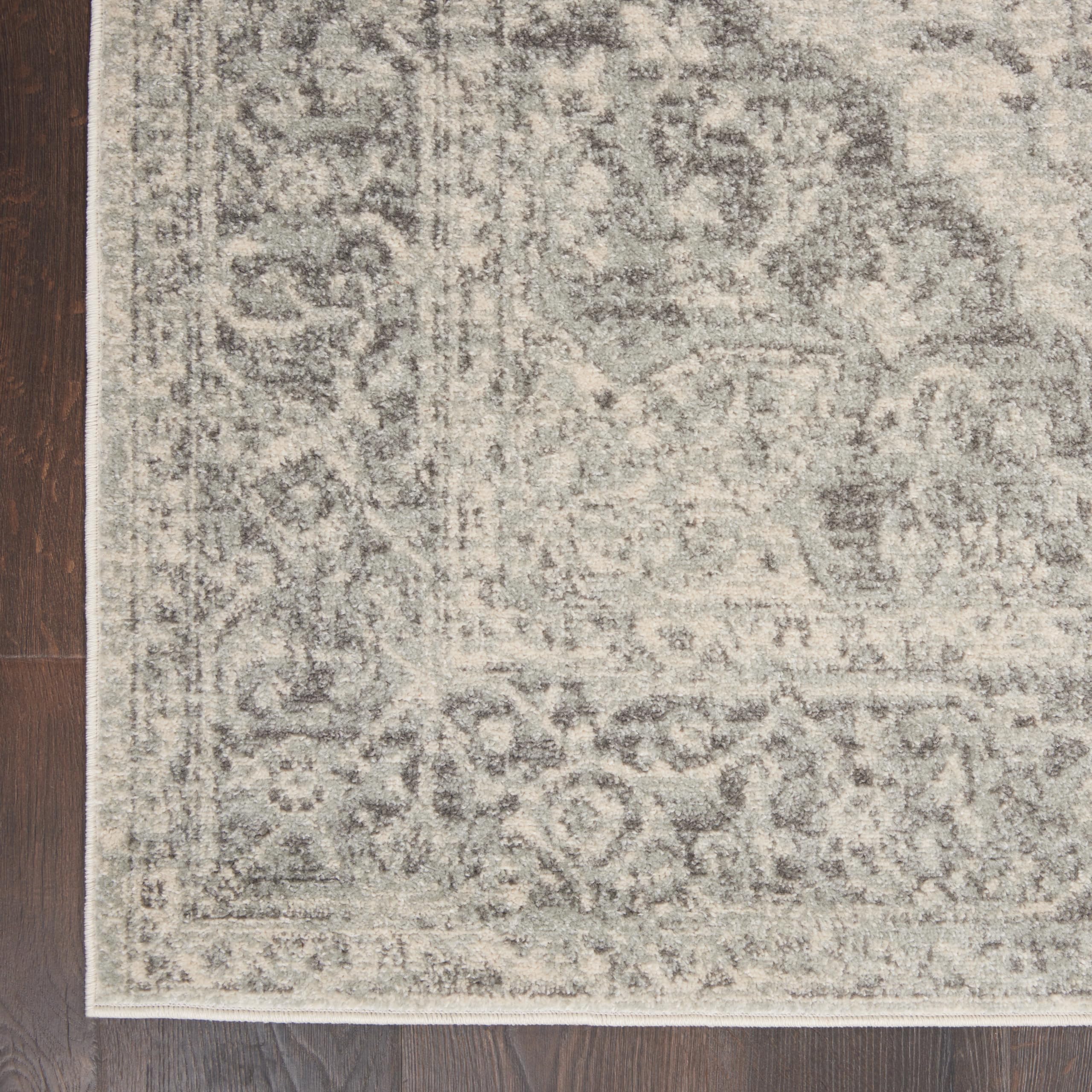 Nourison Tranquil Traditional Ivory/Grey 2'3