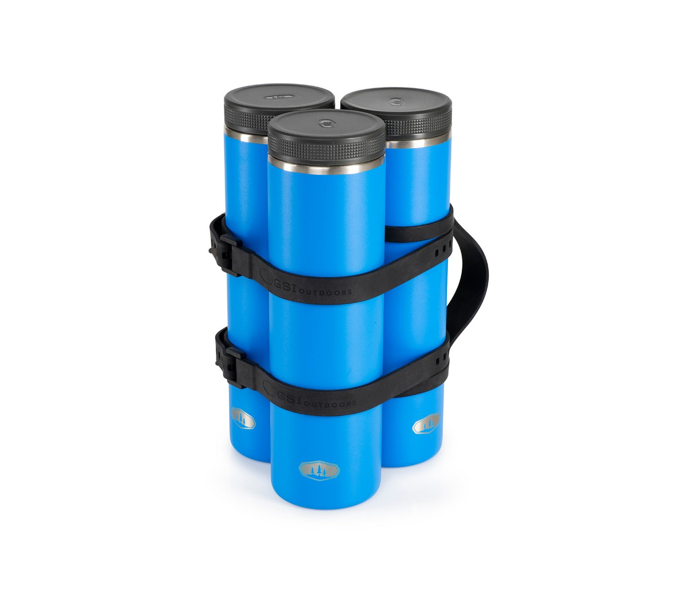 Premium Glacier Stainless Steel 6-Can Beverage Cooler Stack - Keep Drinks Cold for Hours, Perfect for BBQs, Camping & Outdoor Parties