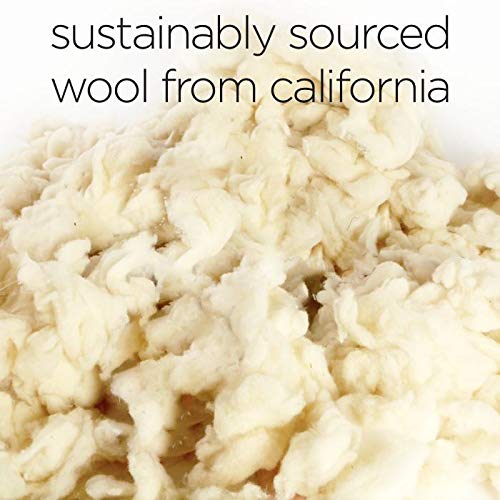Molly Mutt Sheepy Wool-Filled Crate Pad - Ultra Soft Dog Bed for Large Dogs - 54