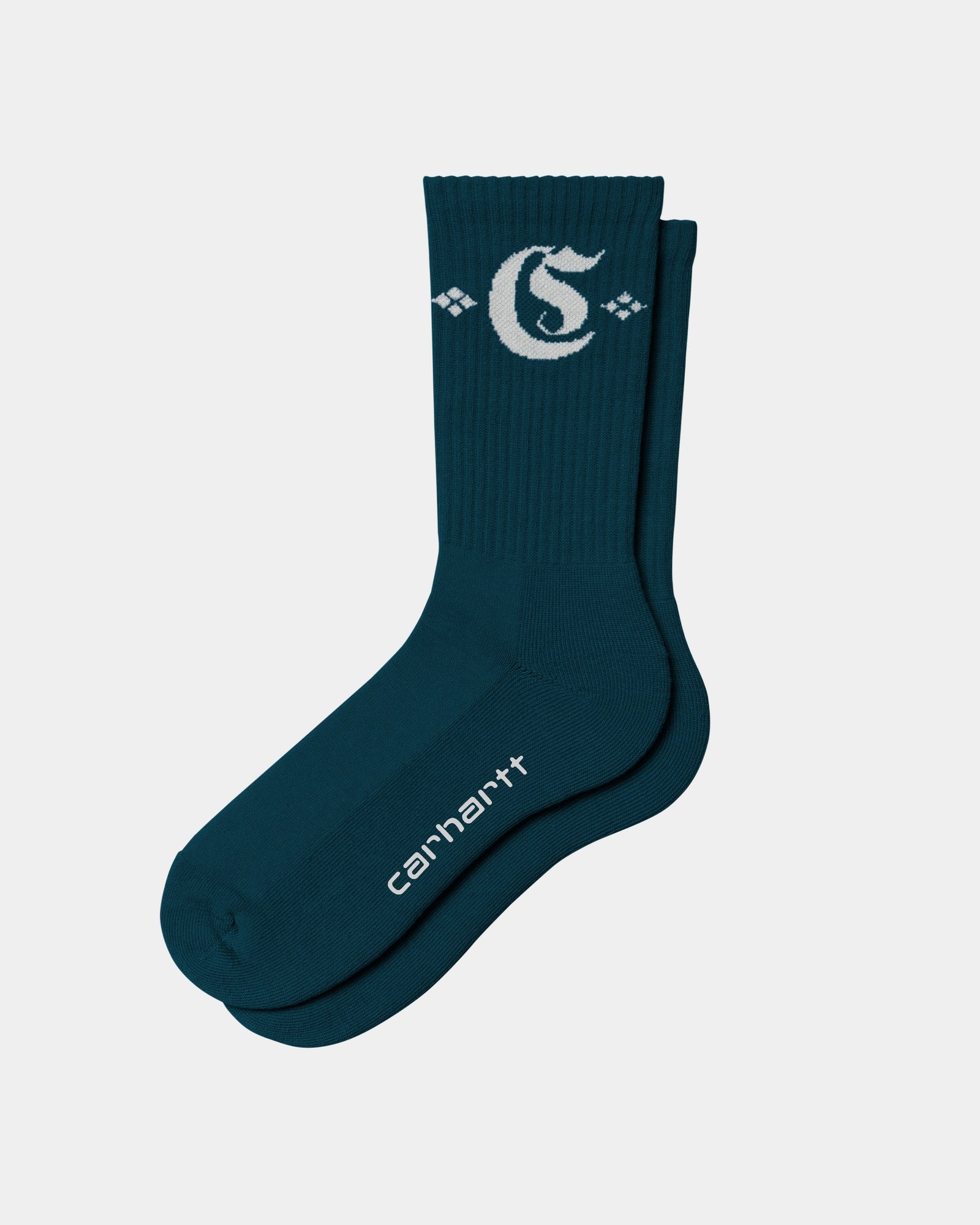 Greatest Hits Socks - Deep Lagoon & Wax Color | Comfortable Cotton Crew Socks for Men & Women | Perfect for Casual Wear, Gifts & Everyday Use