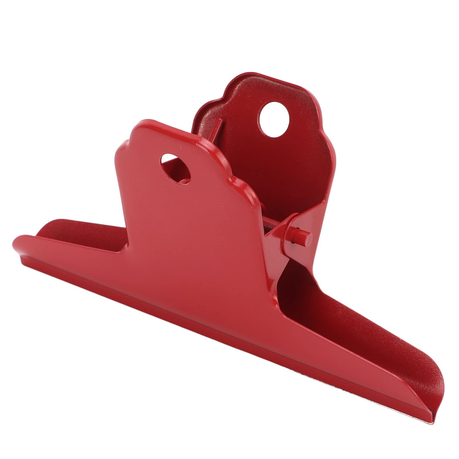 Metal Jumbo Binder Clips for Office & School Supplies - Heavy Duty Paper Clamps, File Holders for Documents, Photos & Pictures - Perfect for Home, Office & Classroom Organization (Red)