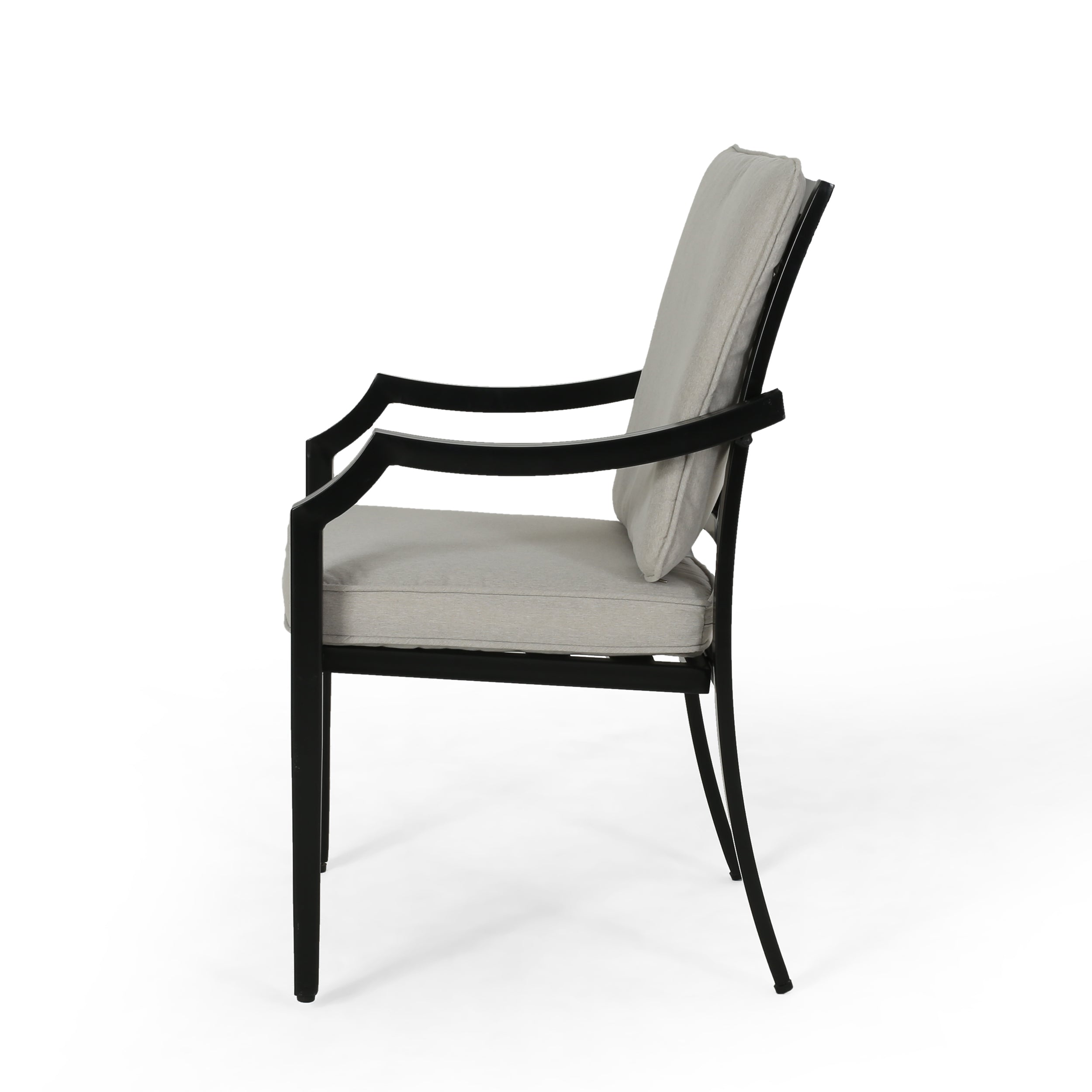 Modern Dining Chair Set of 1 - Sturdy Wooden Kitchen Chair with Cushion - Comfortable & Stylish for Home, Restaurant, or Office Use
