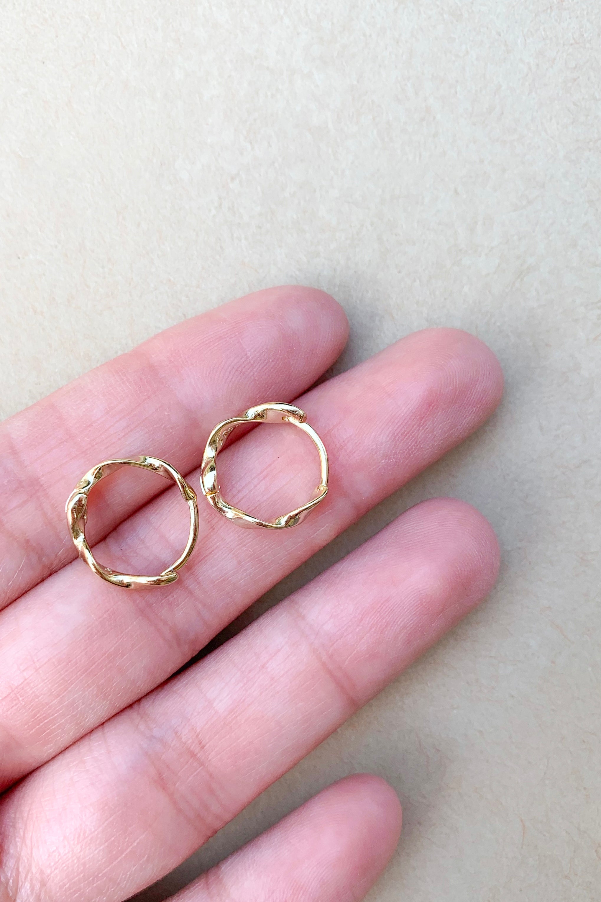 14K Gold Plated & Sterling Silver Tiny Hoop Earrings for Women - Dainty Minimalist Jewelry, Perfect for Bridal Party Gifts, Everyday Wear & Special Occasions