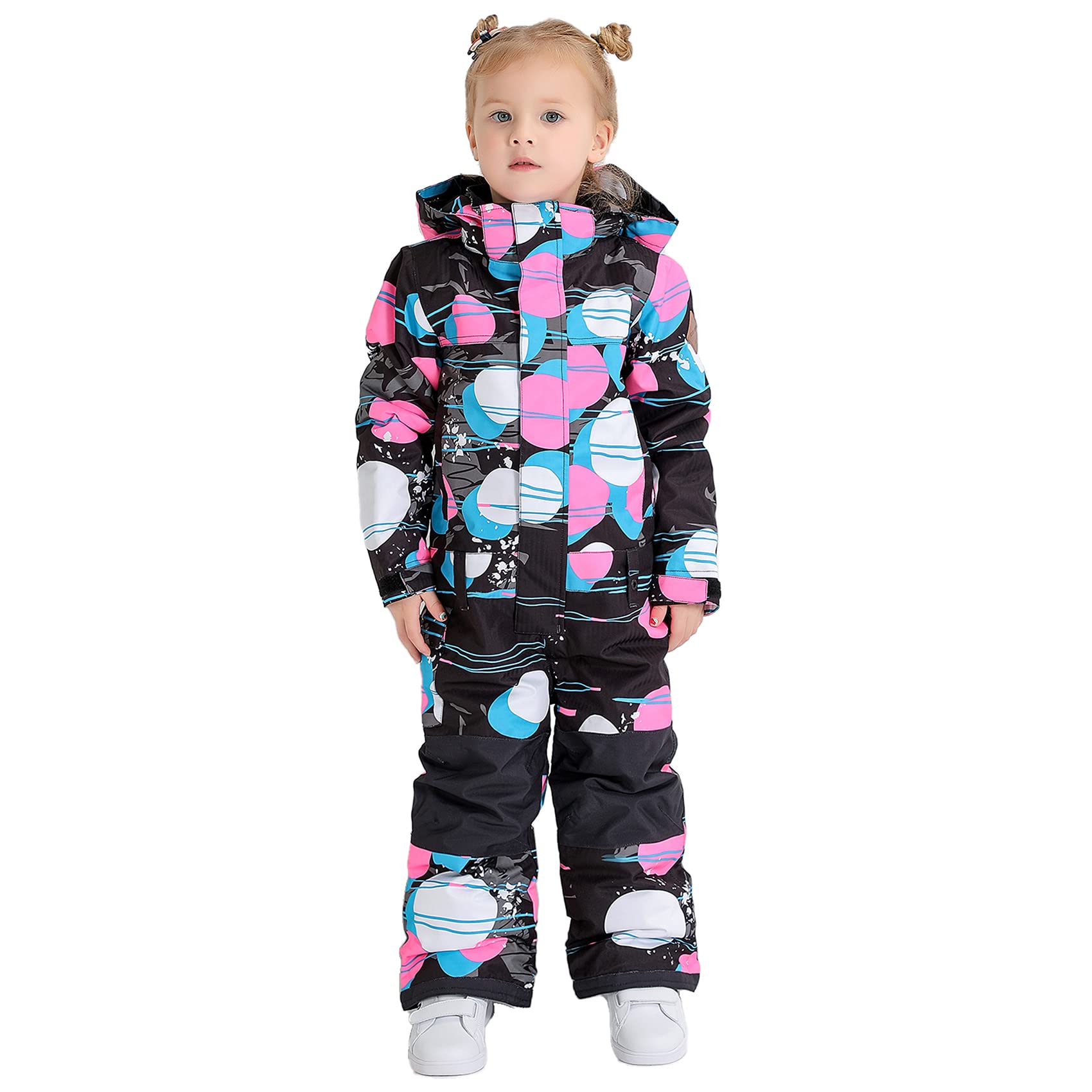 GSOU SNOW Kids Waterproof Ski Suit One-Piece Snowsuit for Boys & Girls - Winter Snowboarding, Skiing & Outdoor Play