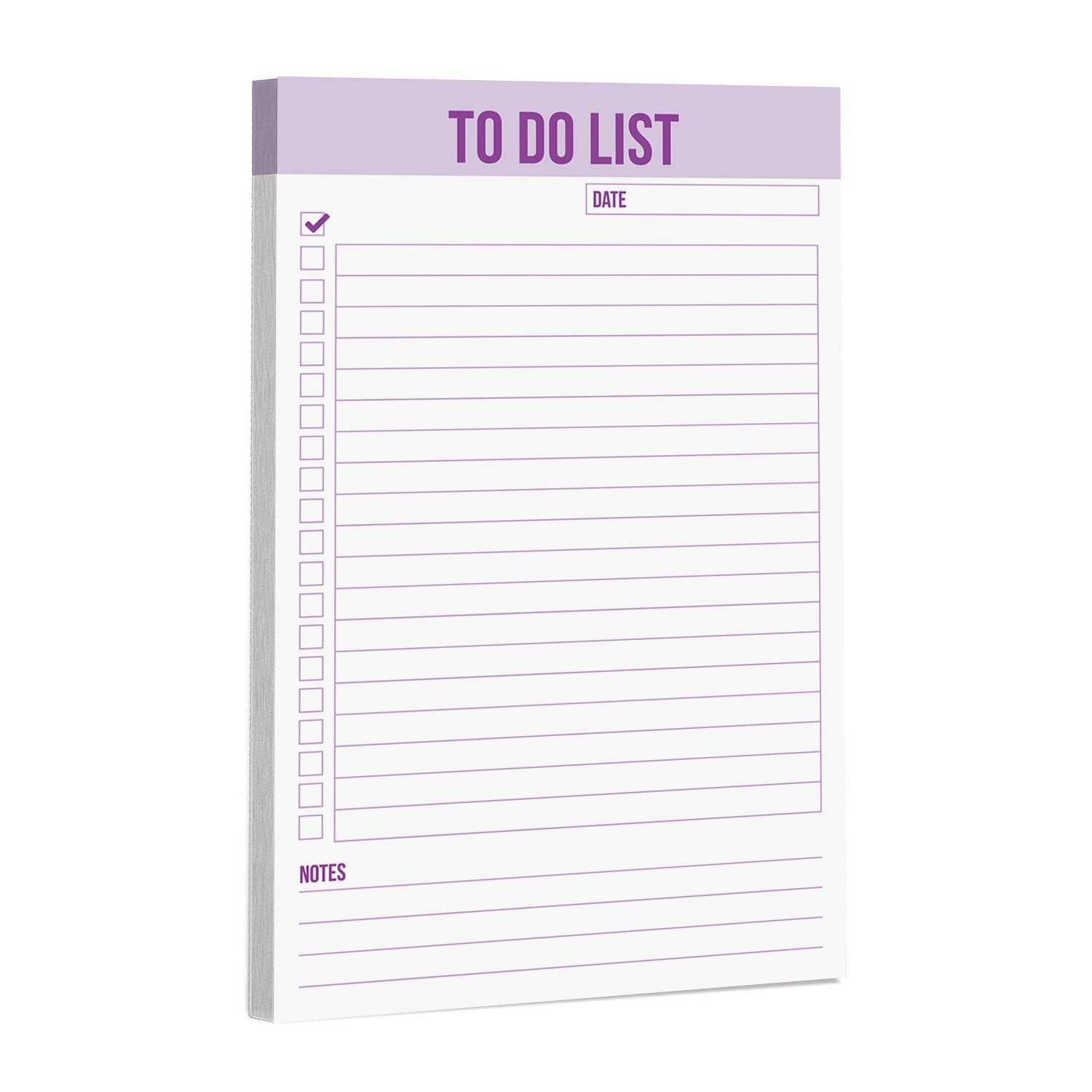 Jot & Mark Purple To-Do List Notepad - Daily Planner, Task Organizer & Productivity Tracker for Office, School & Home Use