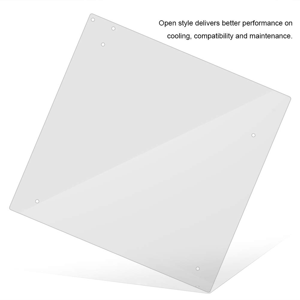 Fockety Motherboard Acrylic Frame - Transparent Computer Case for DIY PC Builds | Perfect for Gaming Rigs, Custom PCs & Tech Displays
