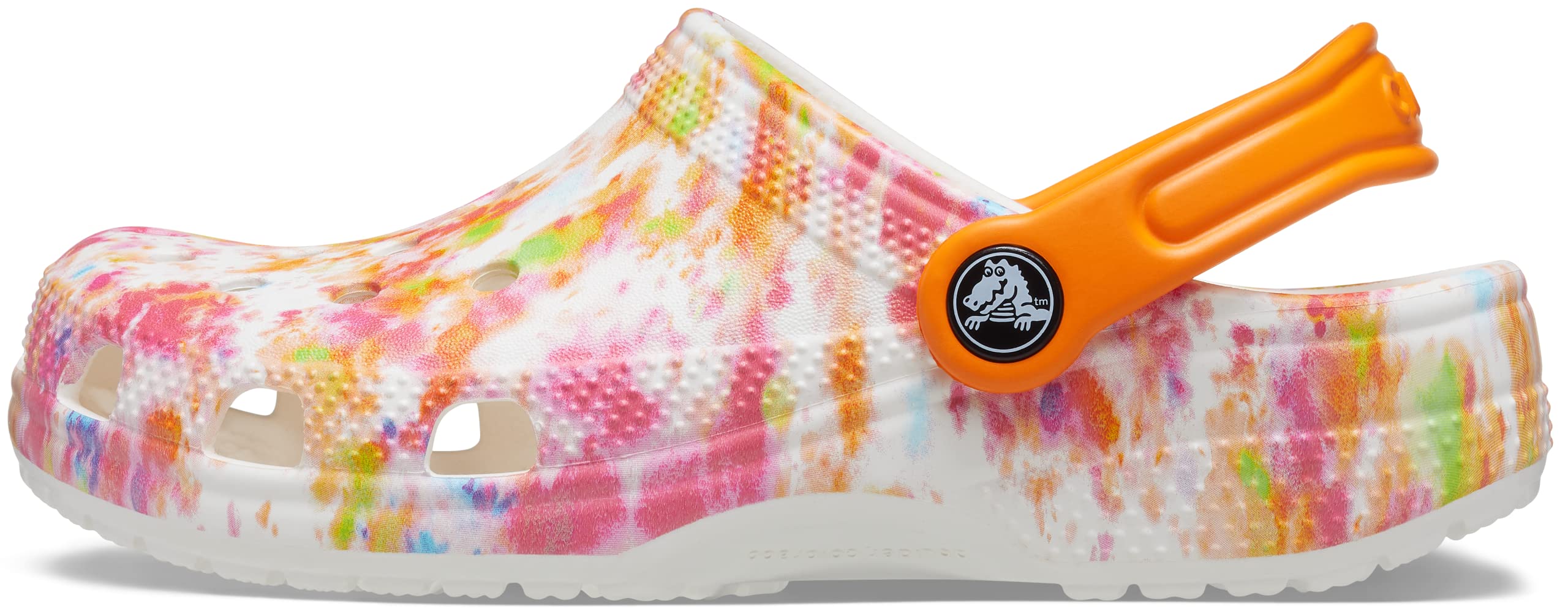 Crocs Unisex-Child Classic Tie Dye Clogs for Toddlers | Comfortable Water Shoes for Kids | Perfect for Beach, Pool & Outdoor Play