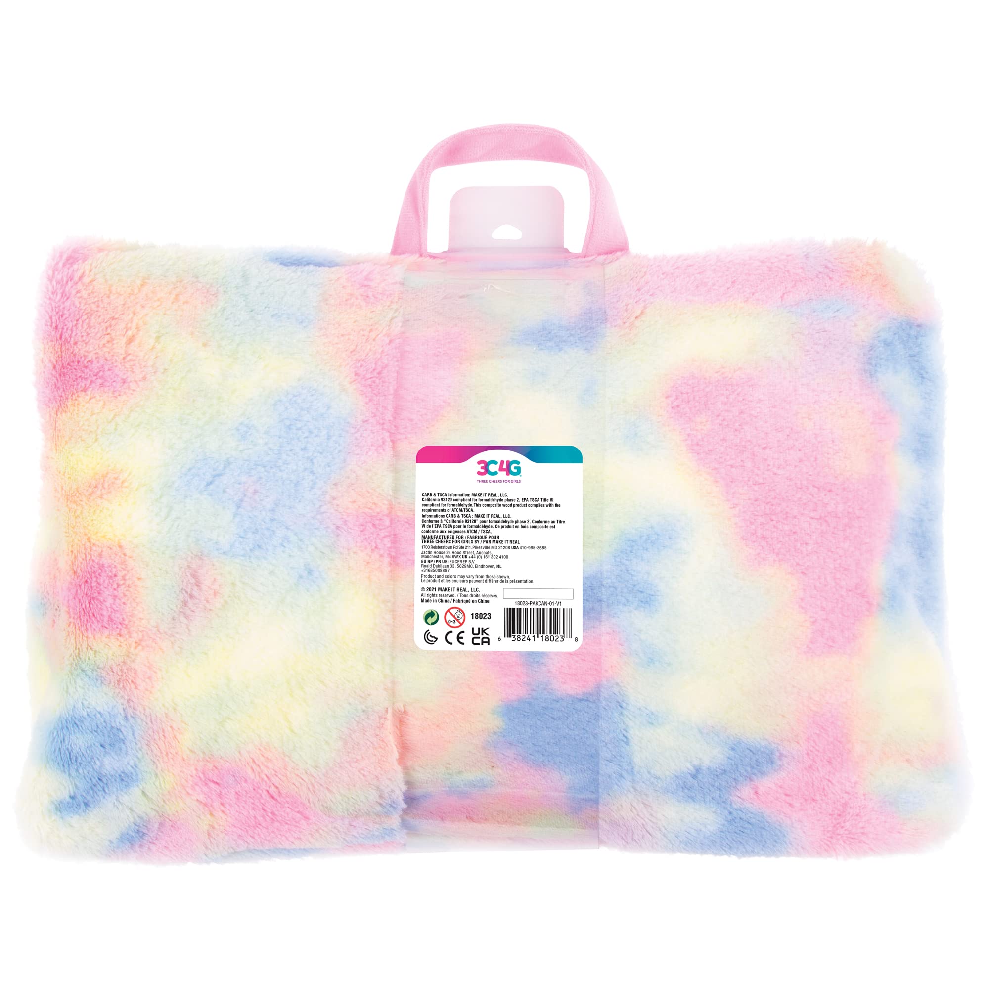 3C4G THREE CHEERS FOR GIRLS Butterfly Lap Desk with Cushion - Large Kids Laptop Tray for Bed, Sofa & Car - Portable Computer Desk with Storage for Tables, Pens & Accessories - Perfect for Homework, Drawing & Travel Use
