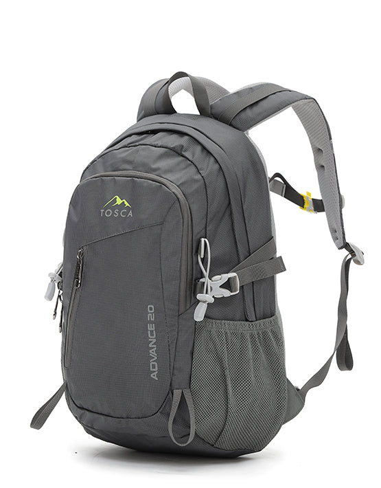Tosca TCA944 20L Deluxe Backpack Grey - Durable Travel Backpack for Work, School & Outdoor Adventures