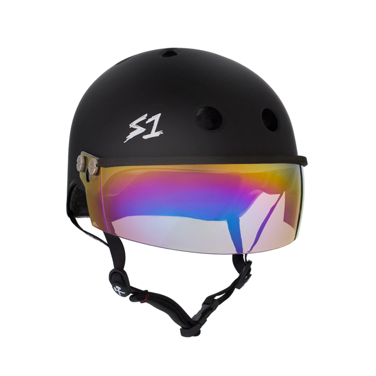 Lifer Motorcycle Helmet with Iridium Gradient Mirror Visor - Lightweight & Durable for Safe Riding - Perfect for Street Bikes, Cruisers & Commuting