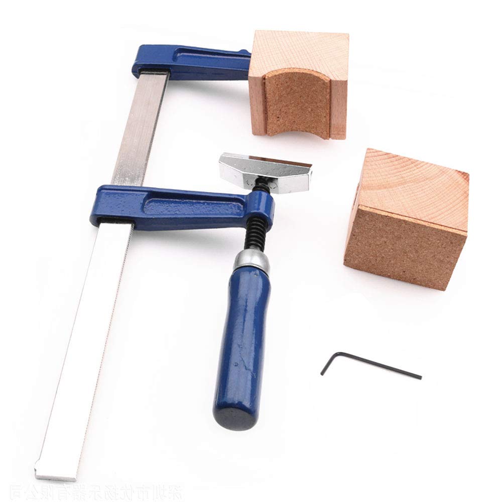 Professional Guitar Bass Fingerboard Fret Press Tool Kit with 2 Wooden Soundhole Cauls & Hex Wrench - Perfect for Luthiers, Guitar Repair & Maintenance