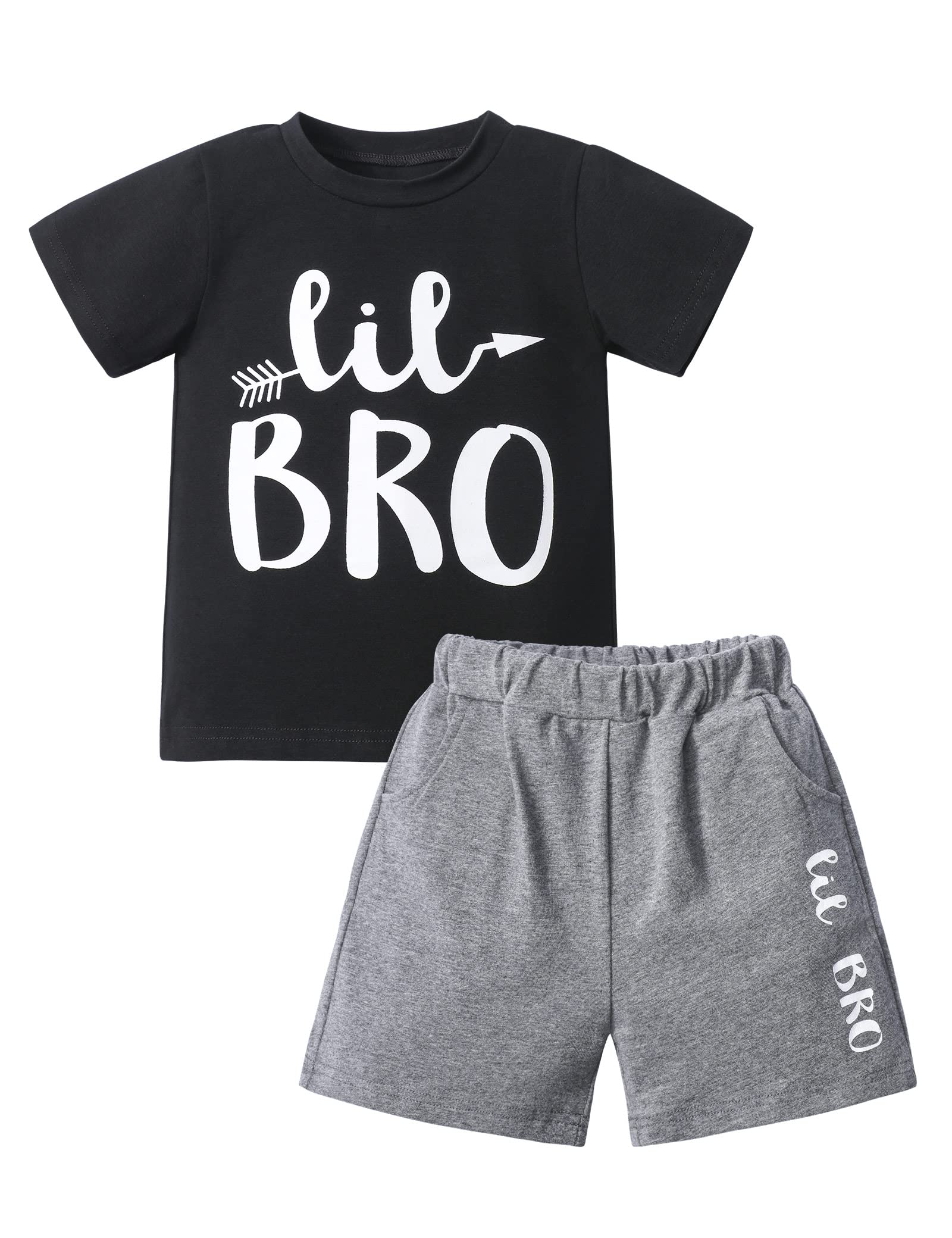 Toddler Boy Summer Clothes Set - 2Pcs Short Sleeve Top & Shorts Outfit | Cute Baby Boy Casual Wear for Playtime & Outdoor Activities