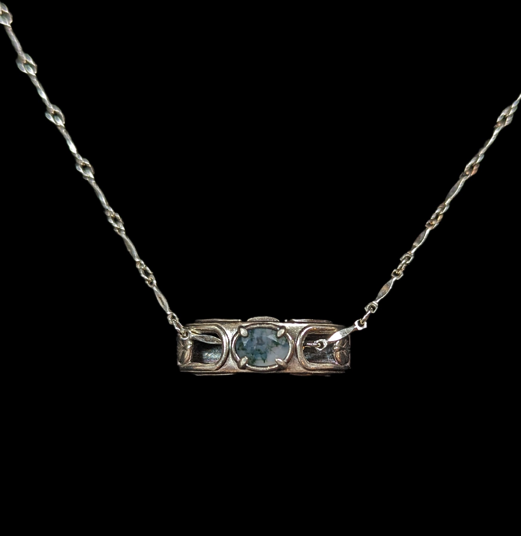 Antiqued Sterling Silver 