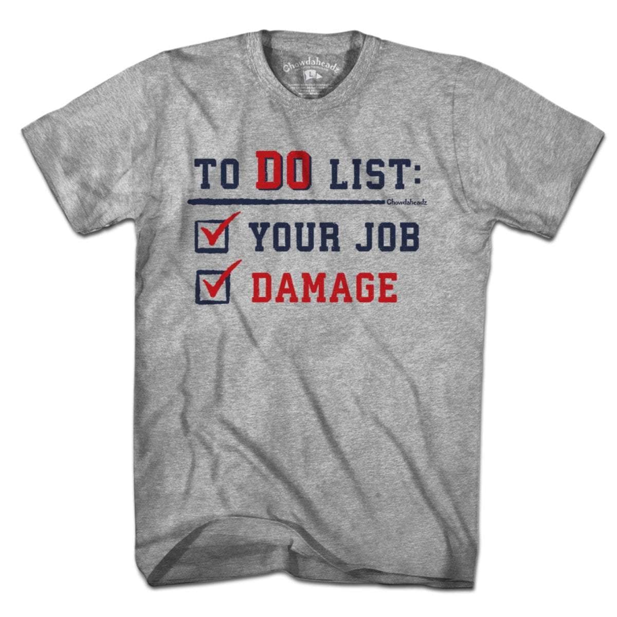 Vintage Unisex To Do List T-Shirt | Soft Cotton Blend Casual Tee | Perfect for Work, School & Everyday Wear