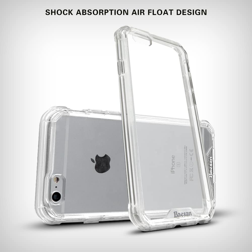 Slim Transparent TPU Phone Case with PC Hard Panel - For Everyday Protection